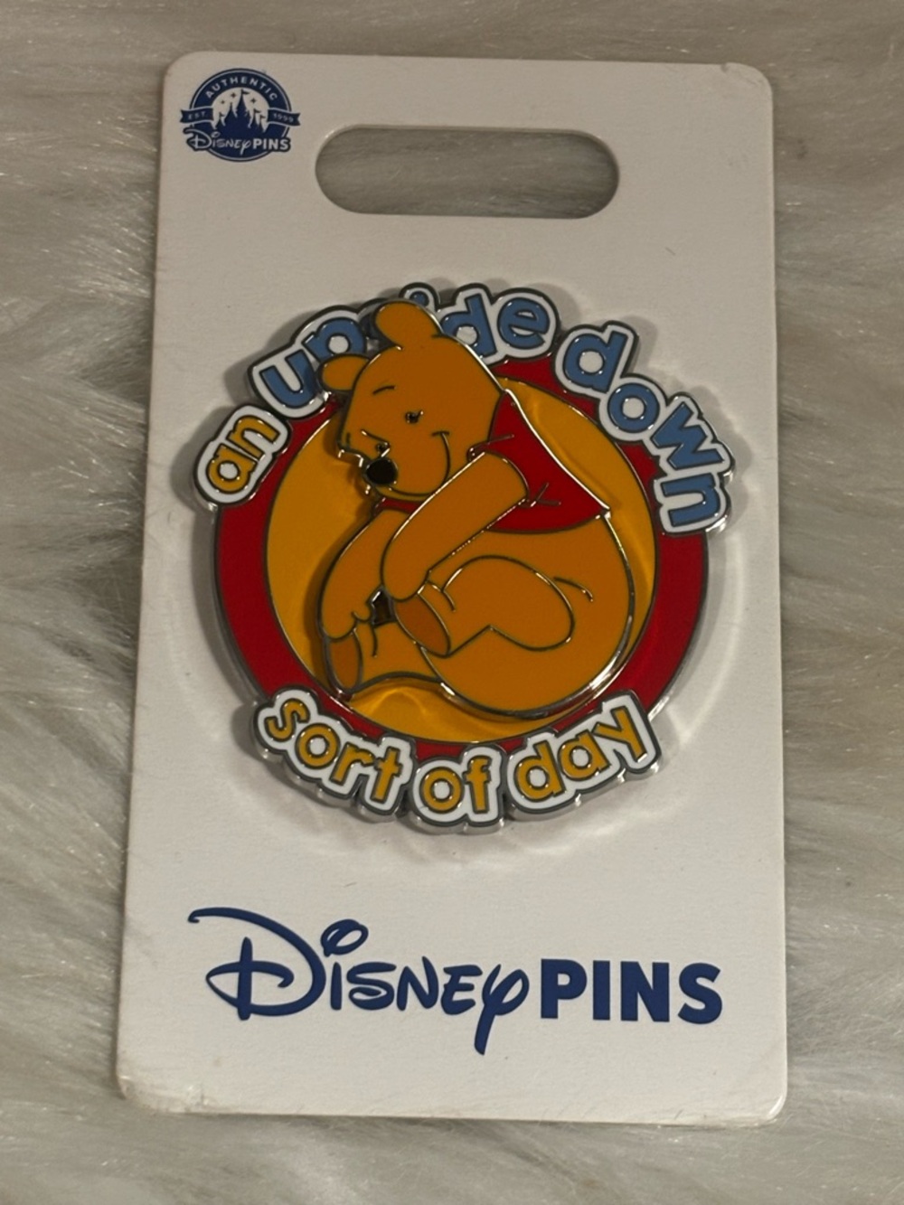 2023 Disney Parks Winnie The Pooh An Upside Down Sort Of Day Spinner Pin